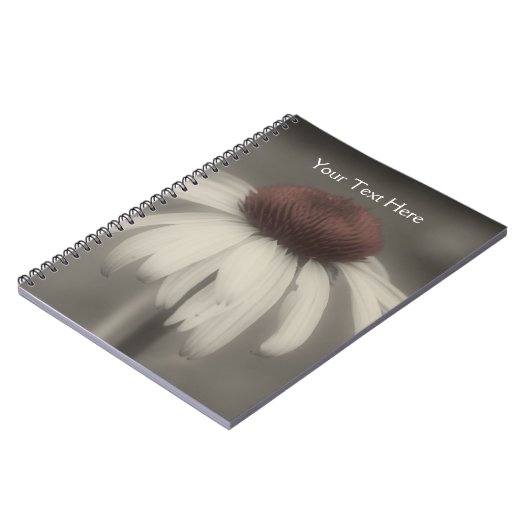 Sitzblende in Schwarz-Weiß-Notebooks Notizblock (Linke Seite)