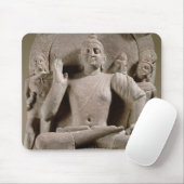 SitzBodhisattva, Mathura (roter Sandstein) Mousepad (Mit Mouse)