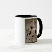 SitzBodhisattva, Mathura (roter Sandstein) Tasse (VorderseiteRechts)