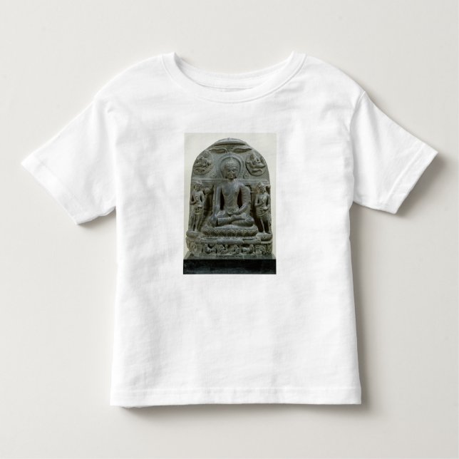 Sitzbuddha in der Meditation Kleinkind T-shirt (Vorderseite)