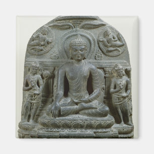Sitzbuddha in der Meditation Magnet