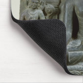 Sitzbuddha in der Meditation Mousepad (Ecke)