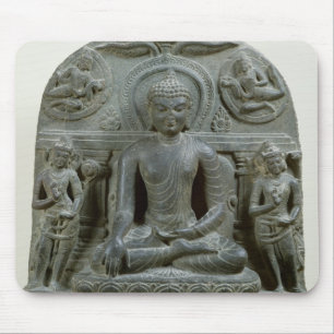 Sitzbuddha in der Meditation Mousepad