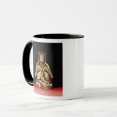 Sitzbuddha Tasse (Vorderseite Links)