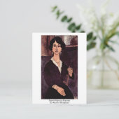 Sitze algerische Almaiisa von Amedeo Modigliani Postkarte (Stehend Vorderseite)