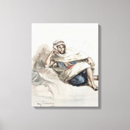 Sitze arabisch leinwanddruck (Vorderseite)