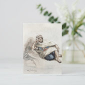 Sitze arabisch postkarte (Stehend Vorderseite)