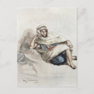 Sitze arabisch postkarte