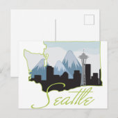 Sitze Postkarte (Vorne/Hinten)