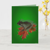 Sitzen auf der Blätter-Karte Karte (Gelbe Blume)