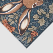 Sitzen Braunes Kaninchen Vintag Seidenpapier (Ausschnitt)