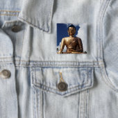 Sitzen der Buddha-Statue Button (Beispiel)