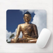 Sitzen der Buddha-Statue Mousepad (Mit Mouse)