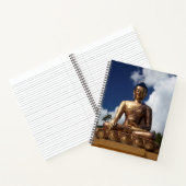 Sitzen der Buddha-Statue Notizbuch (Innenseite)