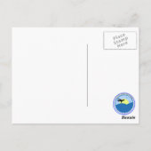 Sitzen Hübsch oder TV-Dackel ansehen Postkarte (Rückseite)