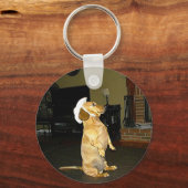 Sitzen Hübsch oder TV-Dackel ansehen Schlüsselanhänger (Vorderseite)