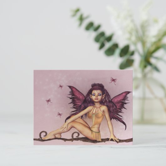 Sitzen Hübsch Postkarte (Stehend Vorderseite)