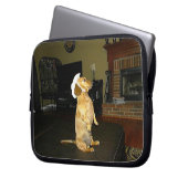 Sitzen Hübsche Dackel Notebook-Tasche Laptopschutzhülle (Vorderseite Links)