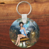 Sitzen Hübsche Fairy Schlüsselanhänger (Vorderseite)