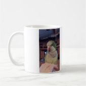 Sitzen Hübsche Quaker-Parrot-Tasse Kaffeetasse (Links)