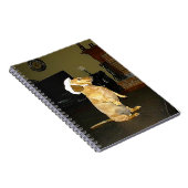 Sitzen Hübscher Dackel Notebook Notizblock (Rechte Seite)