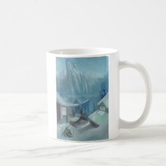 Sitzen im Schnee - Tasse