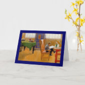 Sitzen im Sessel Karte (Gelbe Blume)