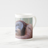 Sitzen Orang Utan Porzellantasse (Vorderseite Rechts)