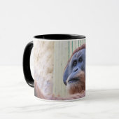 Sitzen Orang Utan Tasse (Vorderseite Links)