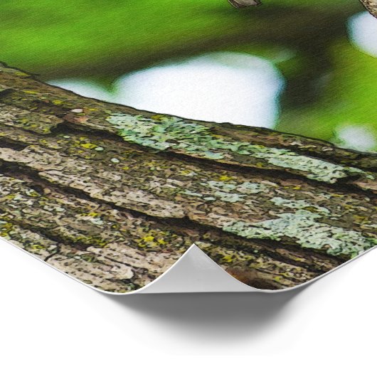 Sitzen Poster (Ecke)