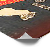 Sitzen Poster (Ecke)