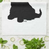 Sitzen Scottie Dog Geschirrtuch (Gefaltet)