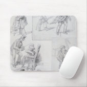 Sitzen Sie Ausbesserern auf den Straßen von Mousepad (Mit Mouse)