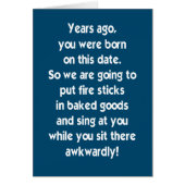 Sitzen Sie dort ungeschickt, während wir (Vorne)