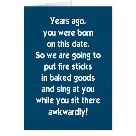 Sitzen Sie dort ungeschickt, während wir (Vorne)