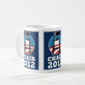 Sitzen Sie für PräsidentenTasse 2012 vor Kaffeetasse (Vorderseite Links)