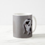 Sitzen Sie Hund Kaffeetasse (VorderseiteRechts)