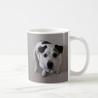 Sitzen Sie Hund Kaffeetasse
