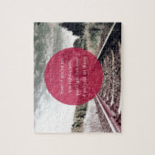 Sitzen Sie nicht an Ort und Stelle | motivierend Puzzle (Vertikal)