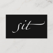 Sitzen Sie: Pet Modell, Baby-Modell Visitenkarte (Vorderseite)