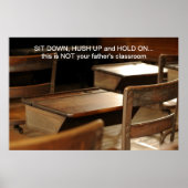 SITZEN SIE SICH, HUSH UP UND HALTEN SIE SICH AN... POSTER (Vorne)