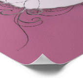 Sitzen über den Beinen Poster (Ecke)