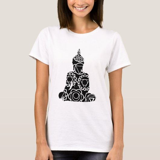 Sitzen von Buddha T-Shirt (Vorderseite)