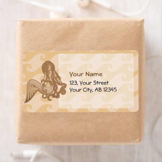 Sitzen von Meerjungfrau (Insitu)