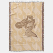 Sitzen von Meerjungfrau Decke (Vorderseite Vertikal)