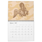 Sitzen von Meerjungfrau Kalender (Feb 2027)