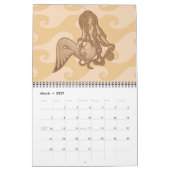 Sitzen von Meerjungfrau Kalender (Mär 2027)