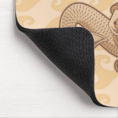 Sitzen von Meerjungfrau Mousepad (Ecke)