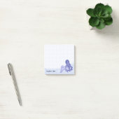 Sitzen von Meerjungfrau Post-it Klebezettel (Büro)