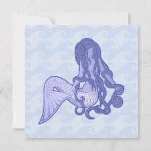 Sitzen von Mermaid Blue